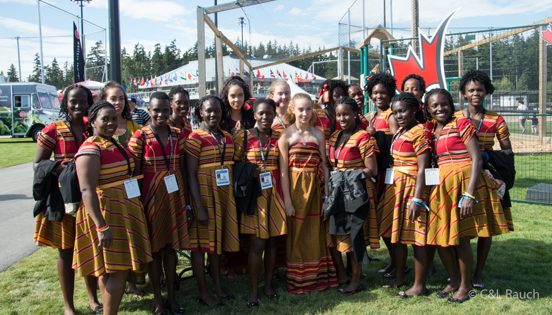 Team Uganda bei Softball-Weltmeisterschaft