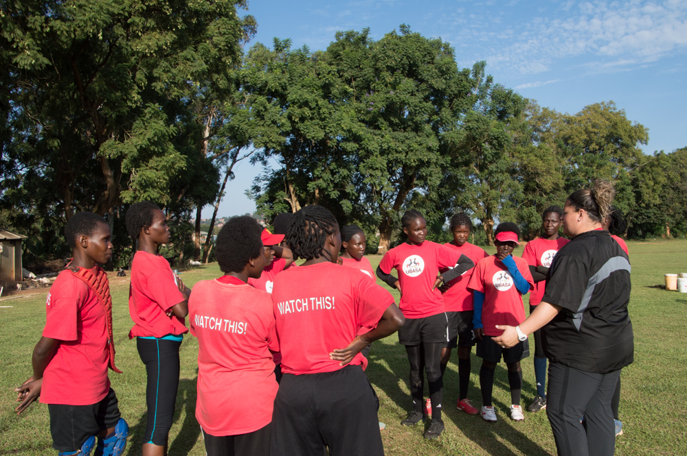 Team Uganda vor Softball-WM